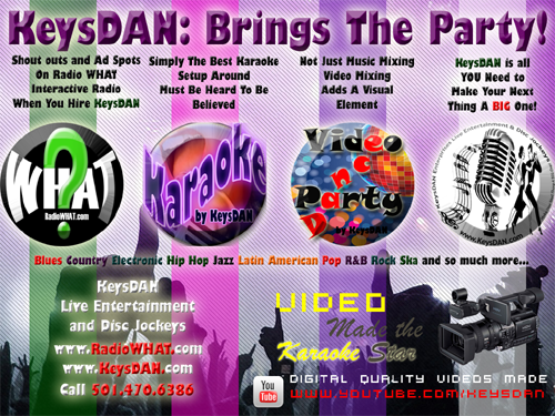 KeysDAN is a Master of Karaoke Jams. Karaoke Jockey KeysDAN can help to make your Karaoke Ballroom Dance special with Thousands of Karaoke selections to choose from, KJ KeysDAN can make you feel like the singing sensation that always knew that you could be. Karaoke can make your Ballroom Dance that much better by making all of your guests feel like Ballroom Dances! 